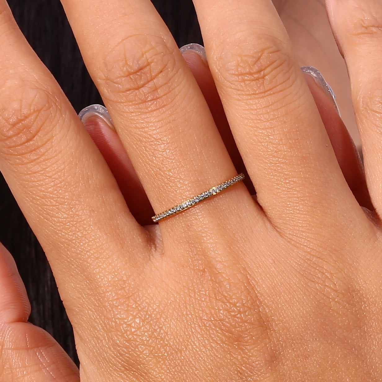 Elegante Gouden Ring Zarra voor een Tijdloze Stijl