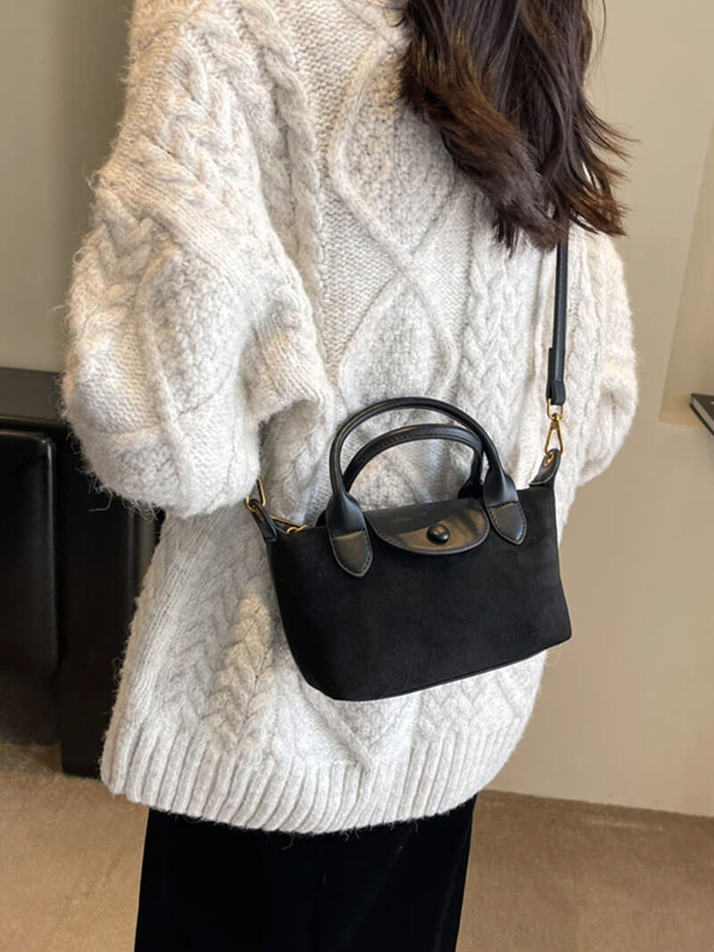 Stijlvolle Mini Suède-Tas – Perfect voor Dagelijkse en Avonduitjes