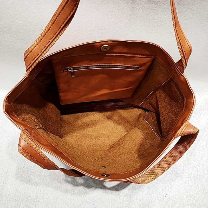 Isabella | Elegante Leren Tas met Luxe Uitstraling en Vlekbestendig Interieur
