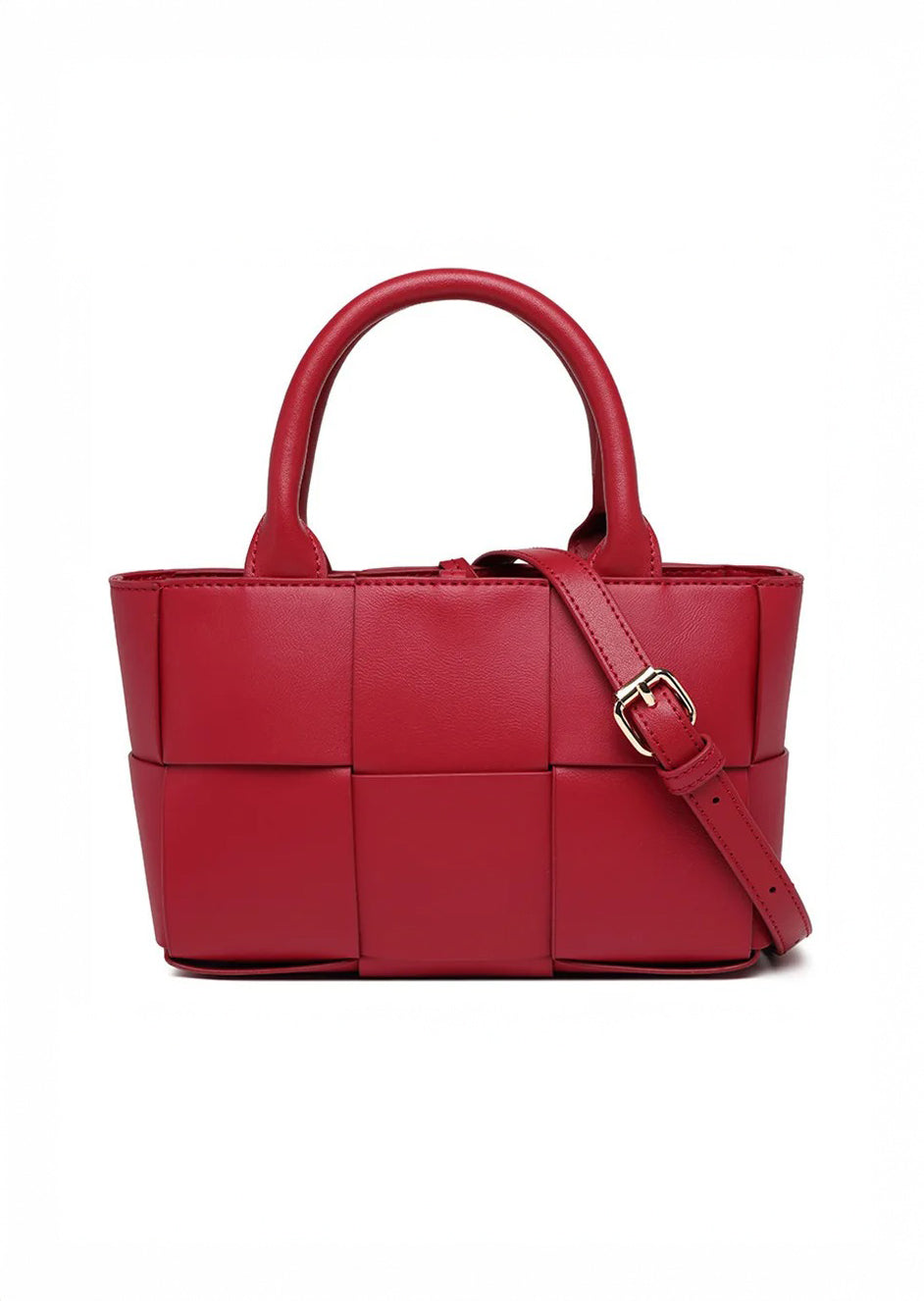 Elegante en duurzame geweven stoffen schoudertas