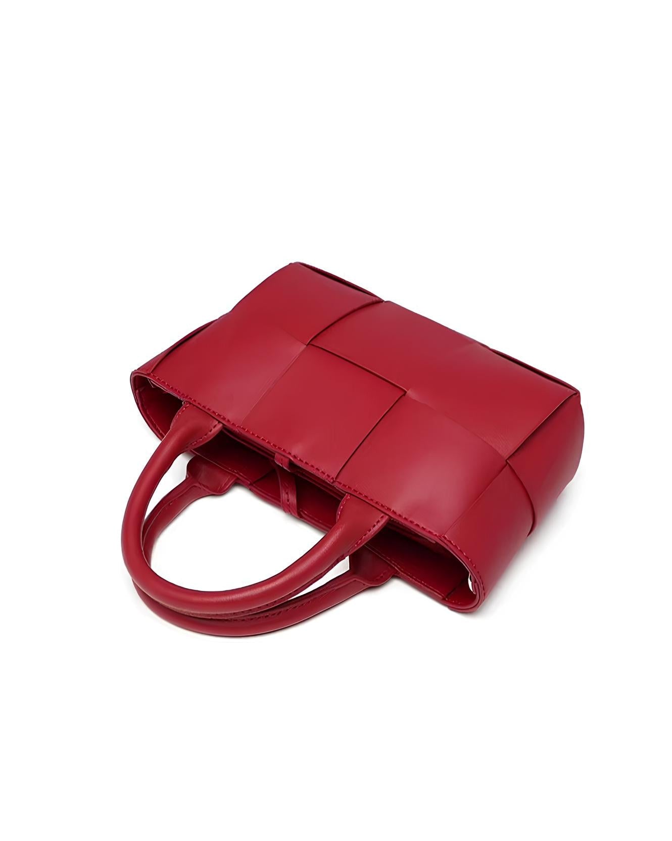 Elegante en duurzame geweven stoffen schoudertas