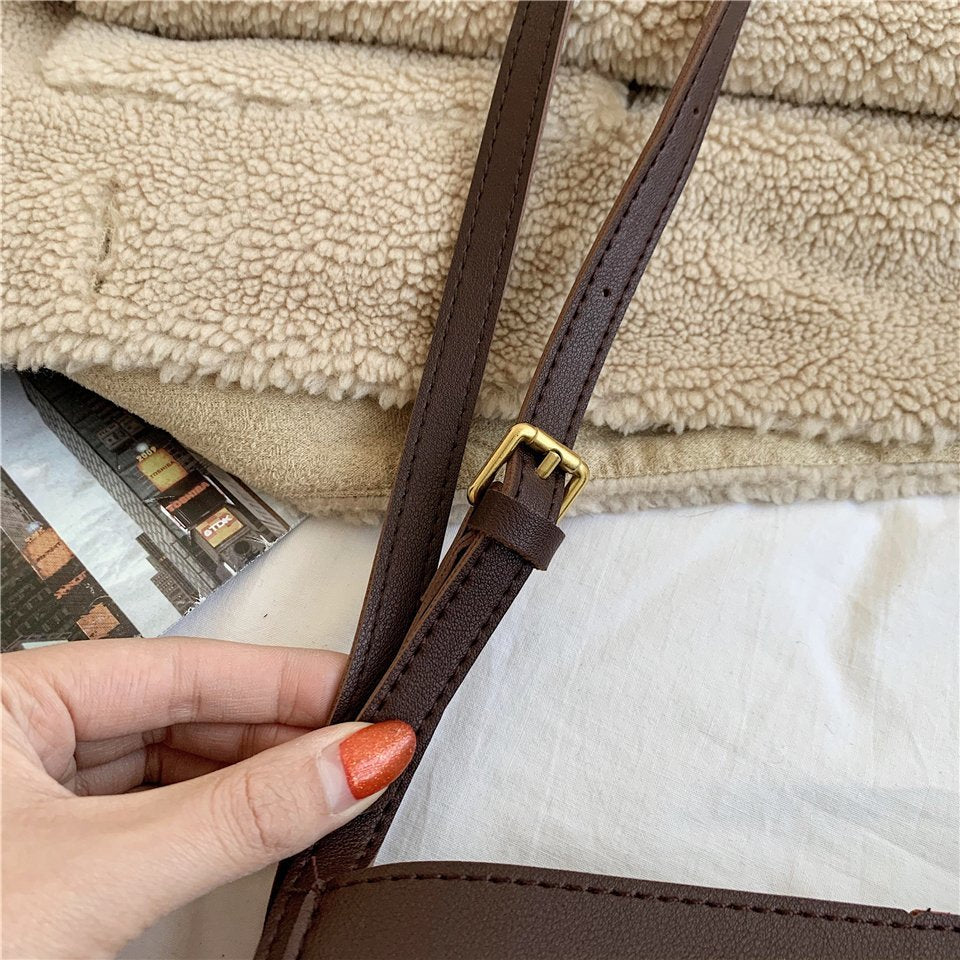 De Minimalistische Vierkante Schoudertas Elegante