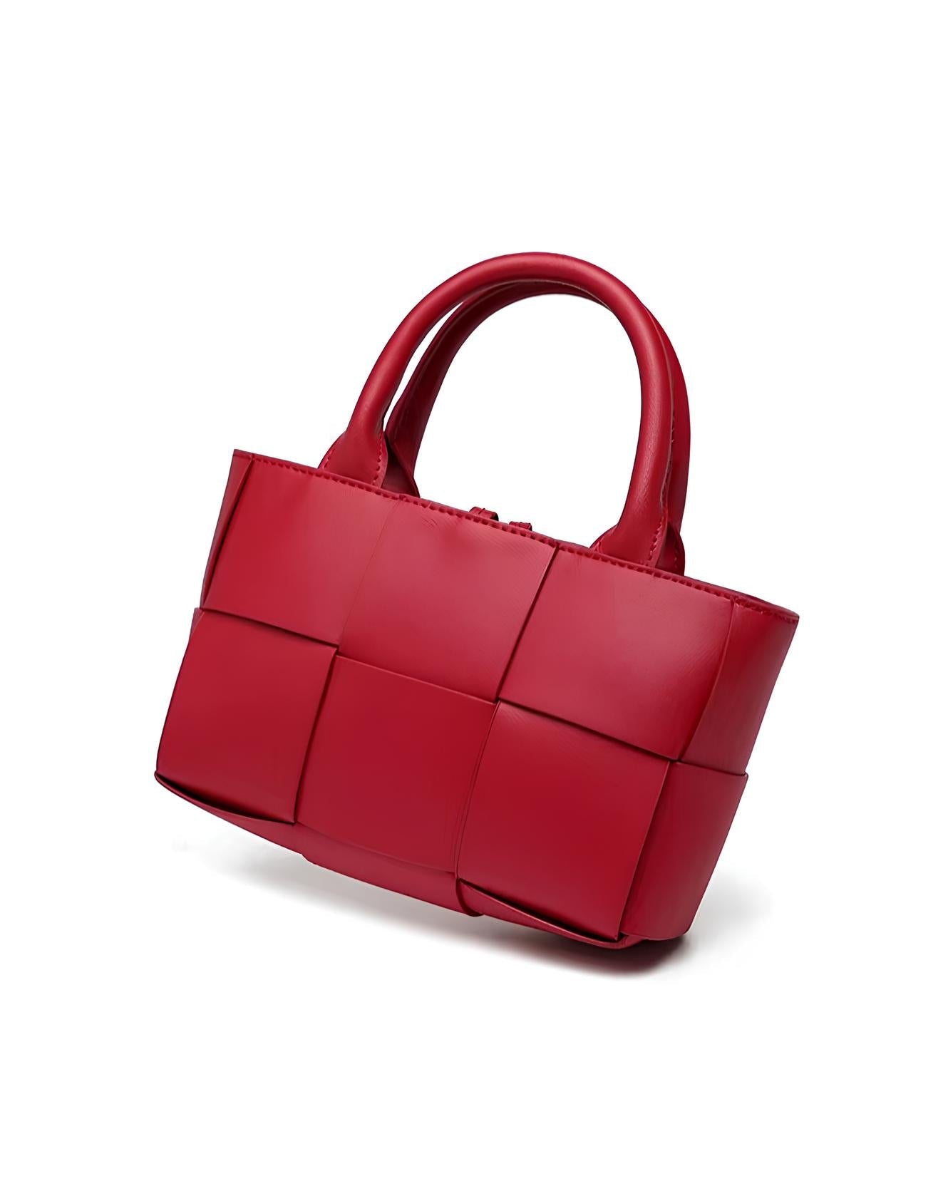 Elegante en duurzame geweven stoffen schoudertas