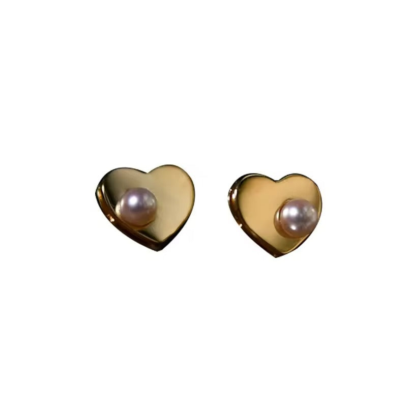Franse Spiegel Parel studs - Riva