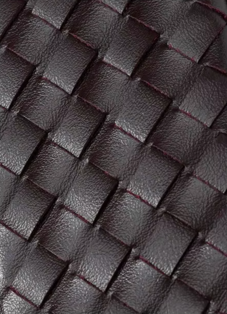 Elegante stoffen make-up- en accessoiretas in geweven ontwerp