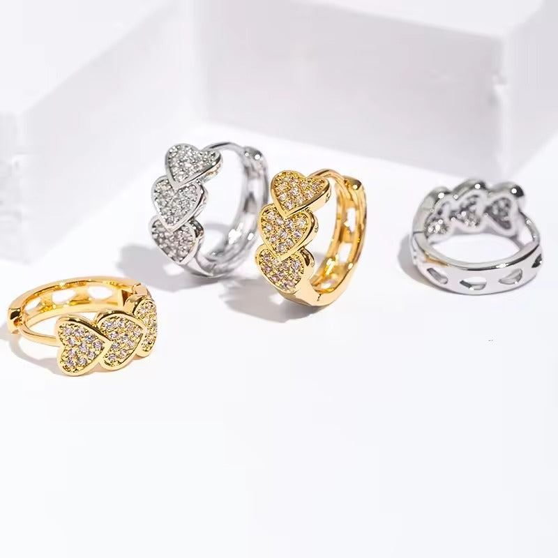 Oogverblindende Hart-Hoep Oorbellen - Sanne