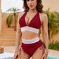 Dames Bikini Set – Oberbandje – Hoge Taille – Aanpasbare Pasvorm – Buikbedekking met Slanke Effect