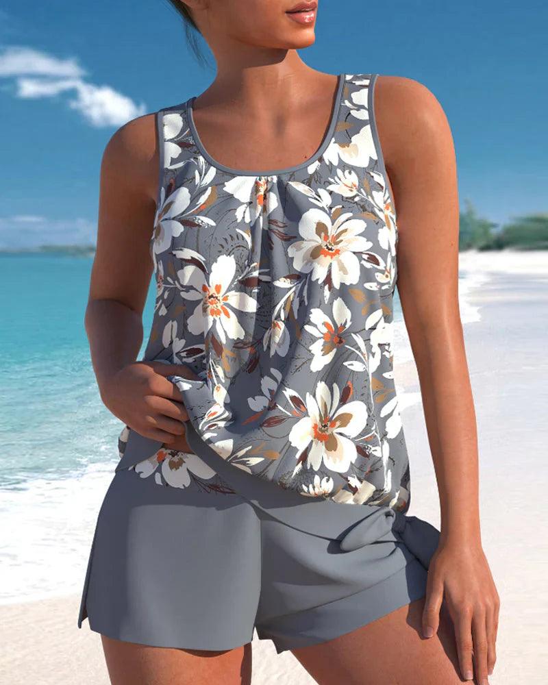 Tankini badpak voor dames – elegante tweedelige stijl
