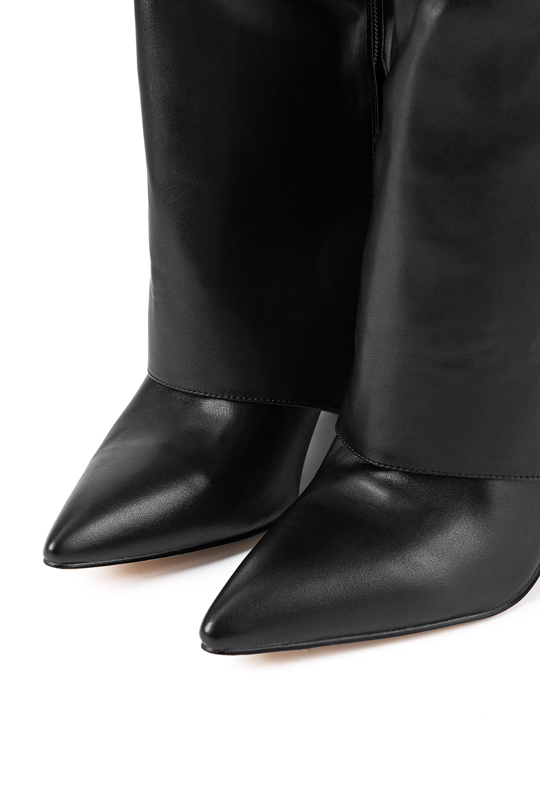 Stijlvolle metalen gespte sokken voor kniehoge laarzen