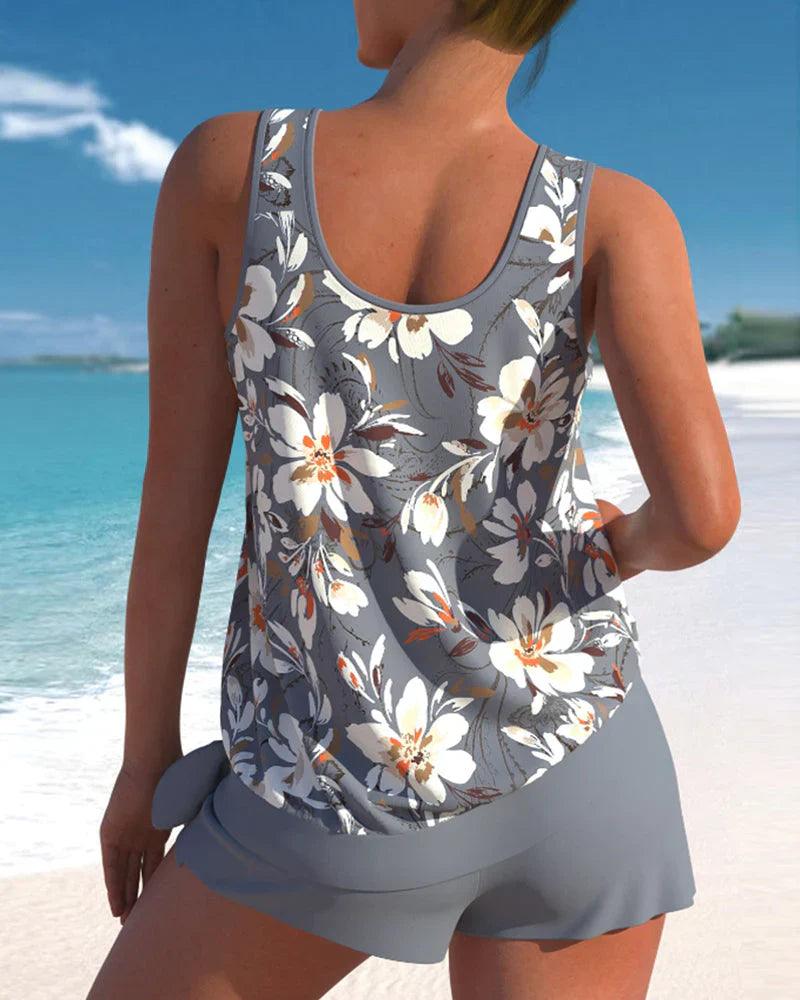 Tankini badpak voor dames – elegante tweedelige stijl