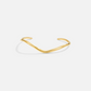 Elegante Gouden Golvende Armband