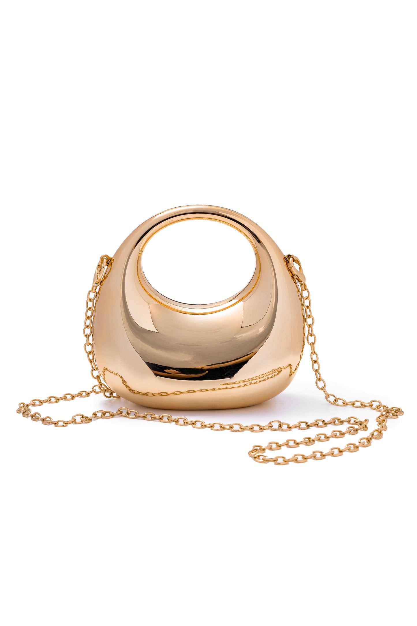 Chic metalen ketting schoudertas voor moeiteloze stijl