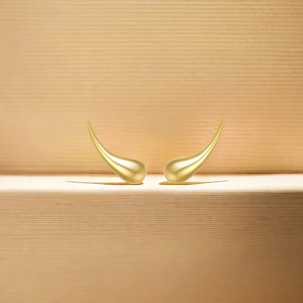 Stijlvolle Glanzende Druppel Oorbellen - Celeste voor Een Elegante Look