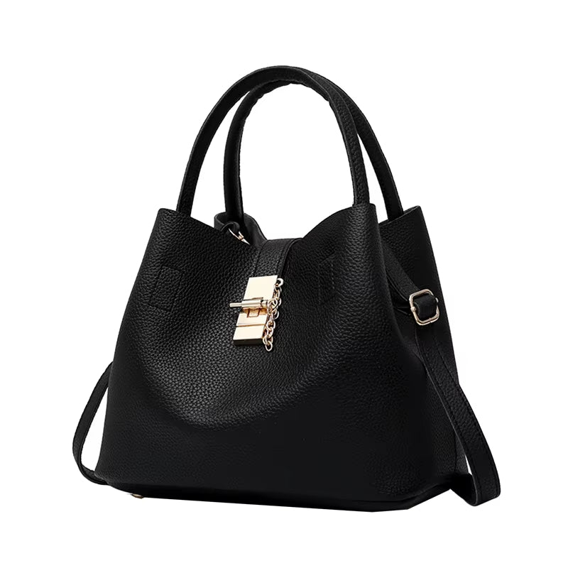 Elegante Schoudertas mit stilvoller Lycheestruktur - Alessia