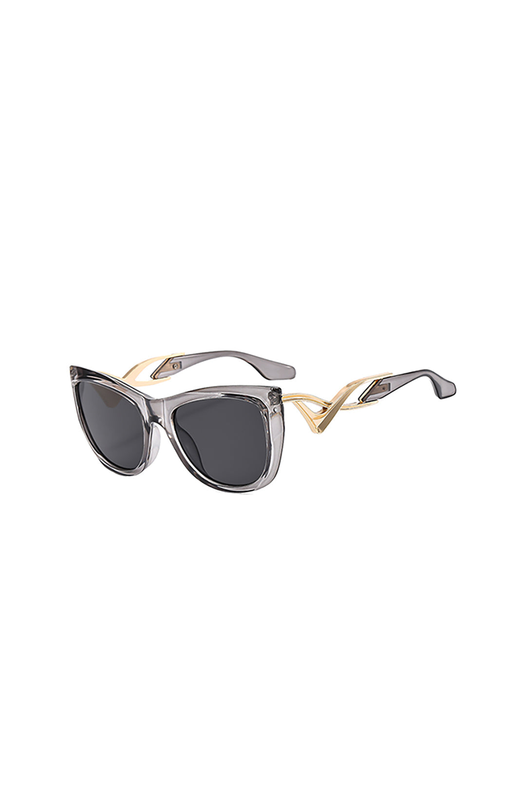 Stylish Cat-Eye Curved Sunglasses for a Chic Look