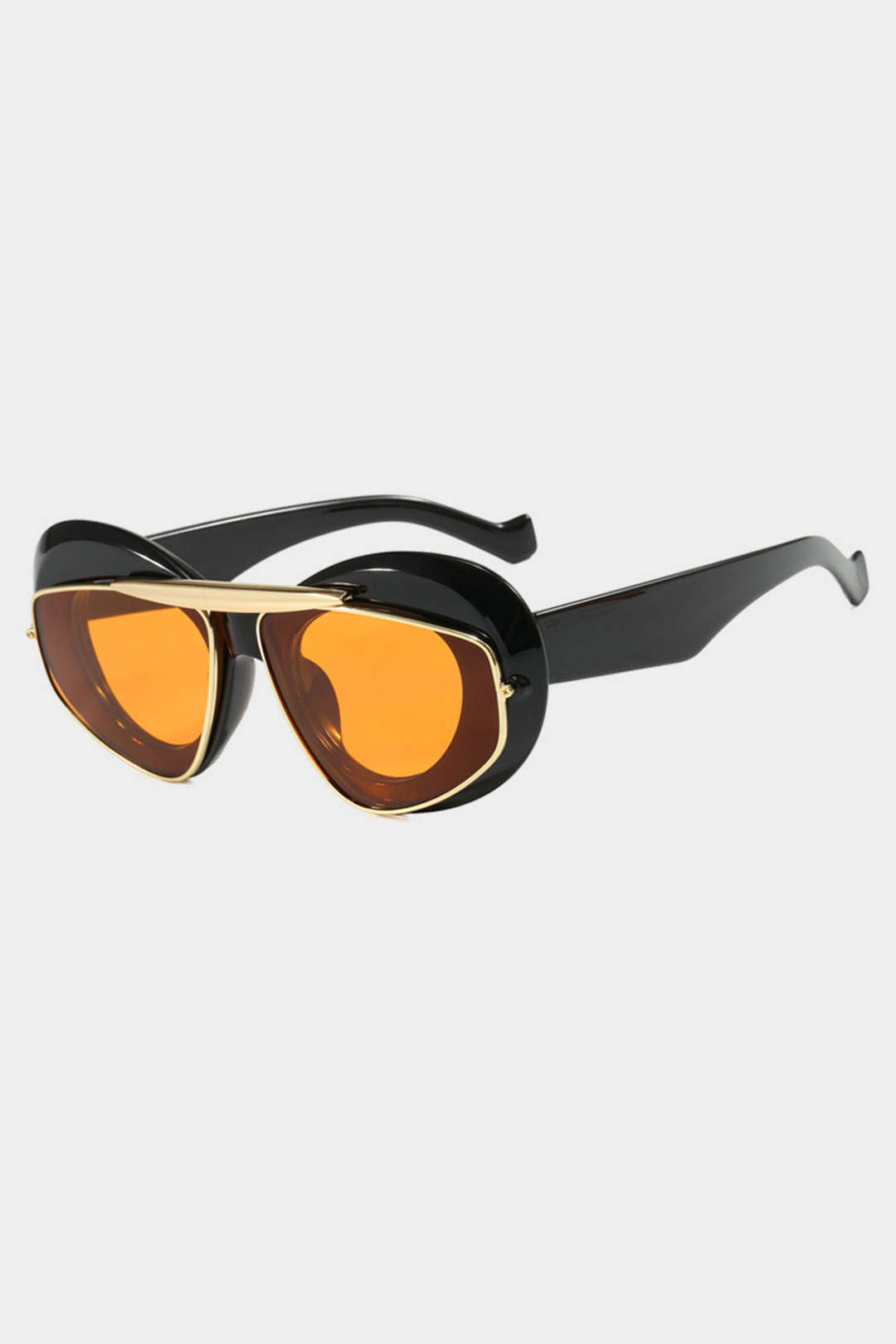 Chic Contrast Cat Eye Sunglasses for a Stylish Look