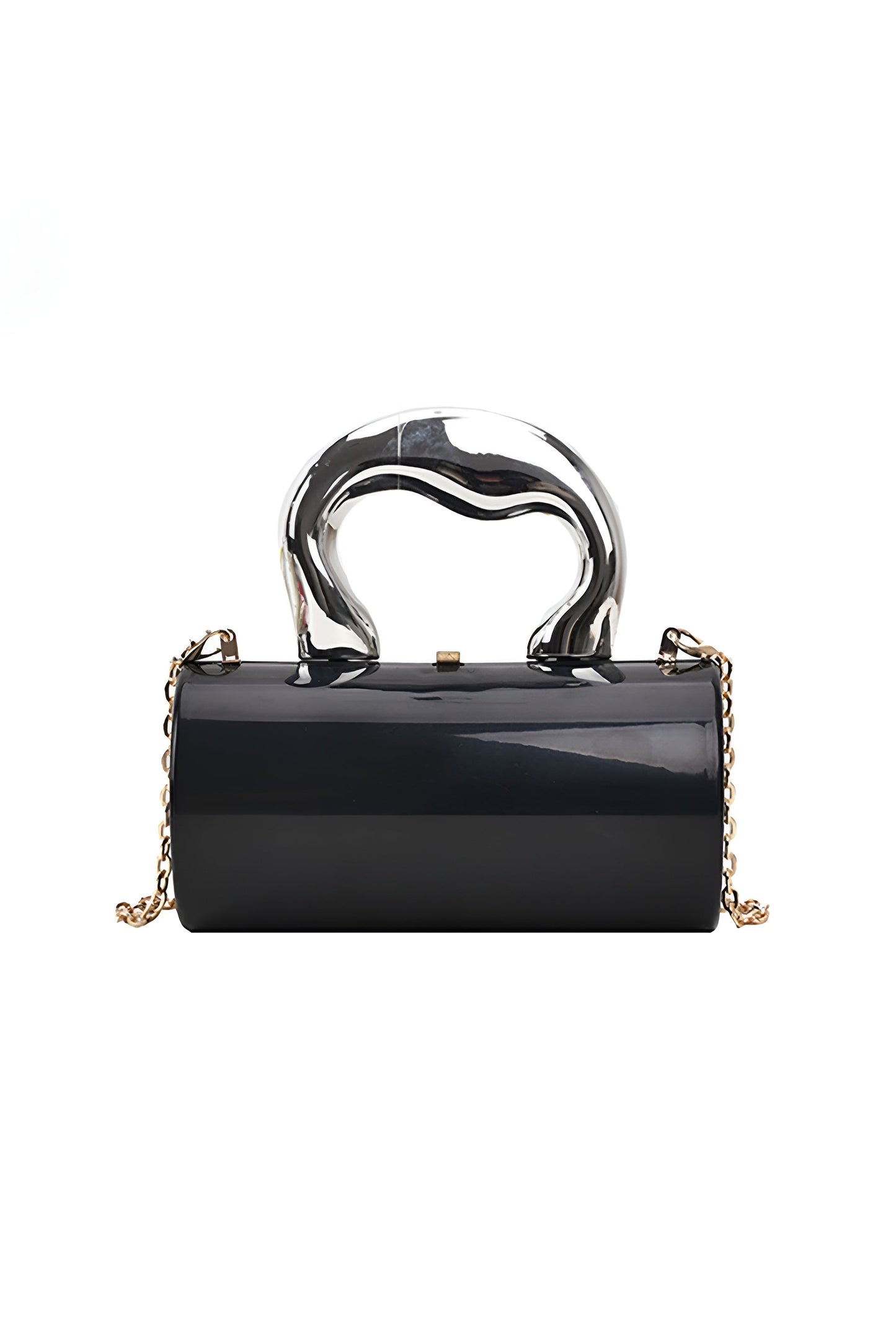 Glanzende Metalen Handtas voor Een Chic Stijl