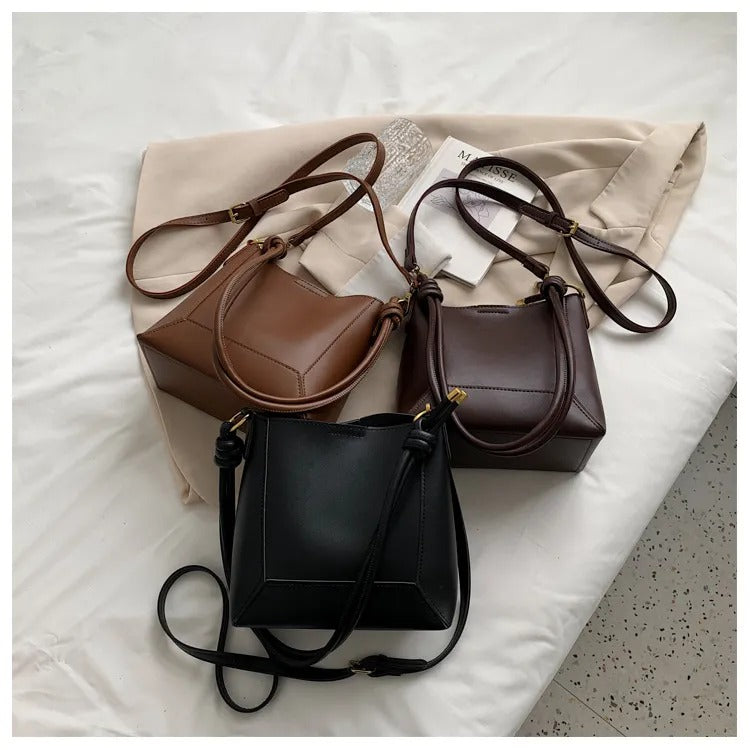 Schoudertas van synthetisch leer voor dames - Rita