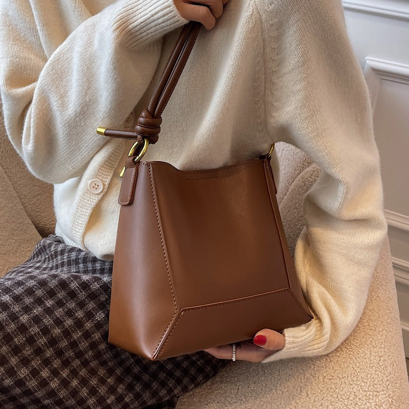 Schoudertas van synthetisch leer voor dames - Rita