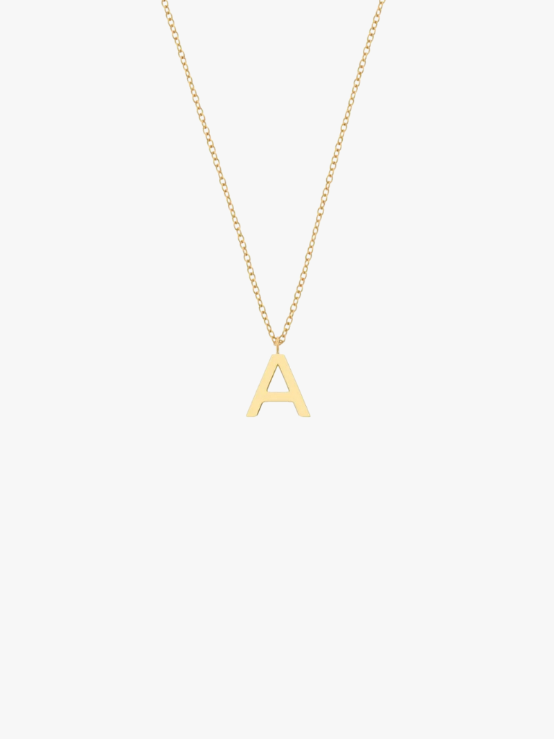 Elegante ketting met gepersonaliseerde letter voor een stijlvolle uitstraling
