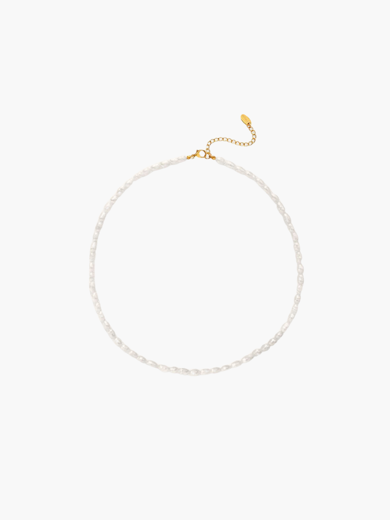 Elegante choker van natuurlijke zoetwaterparels - perfect voor elke gelegenheid