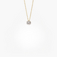 Elegante Gouden Ketting met prachtige solitaire voor een uitzonderlijke stijl